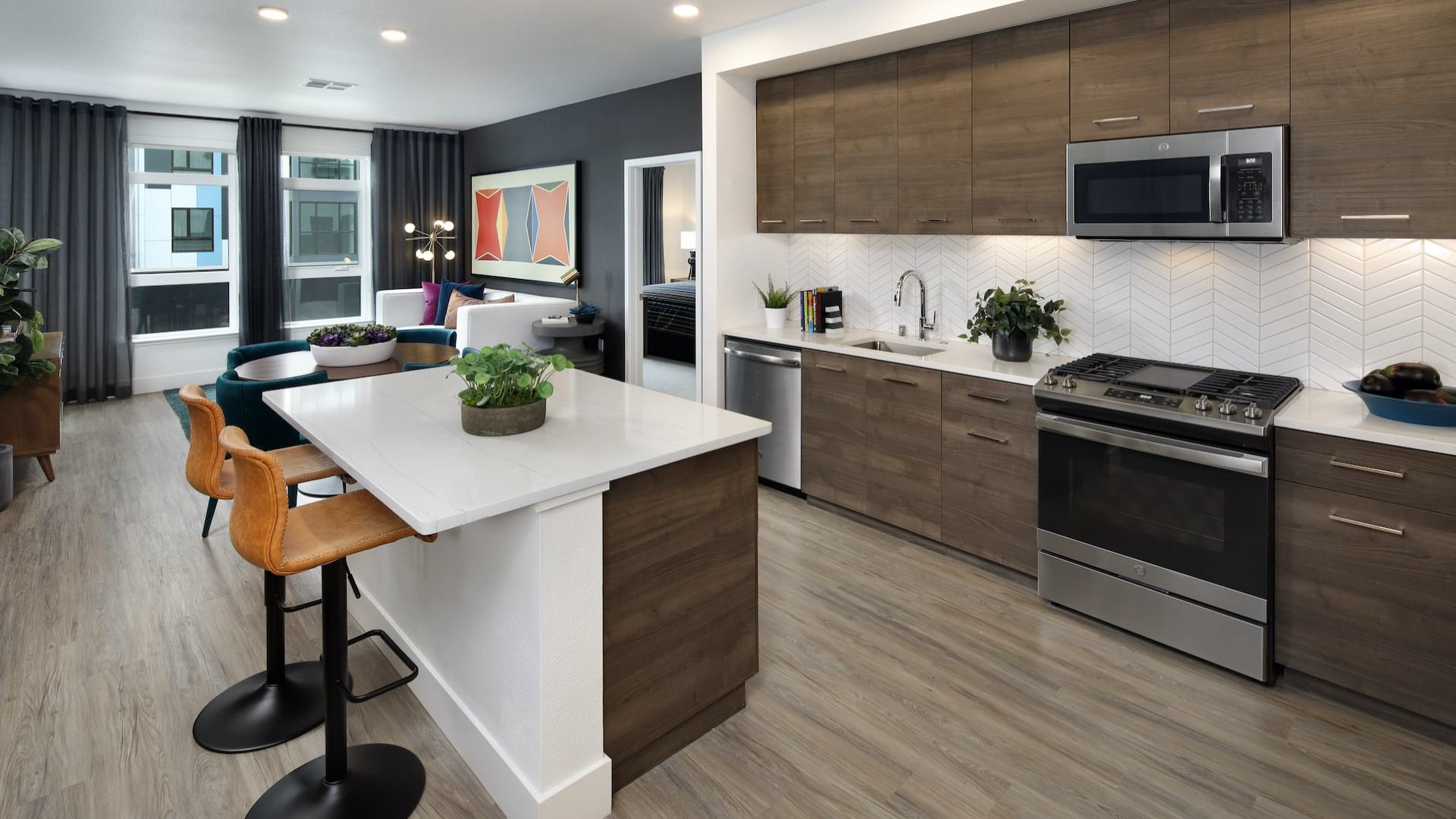 Spacious Kitchen with Island