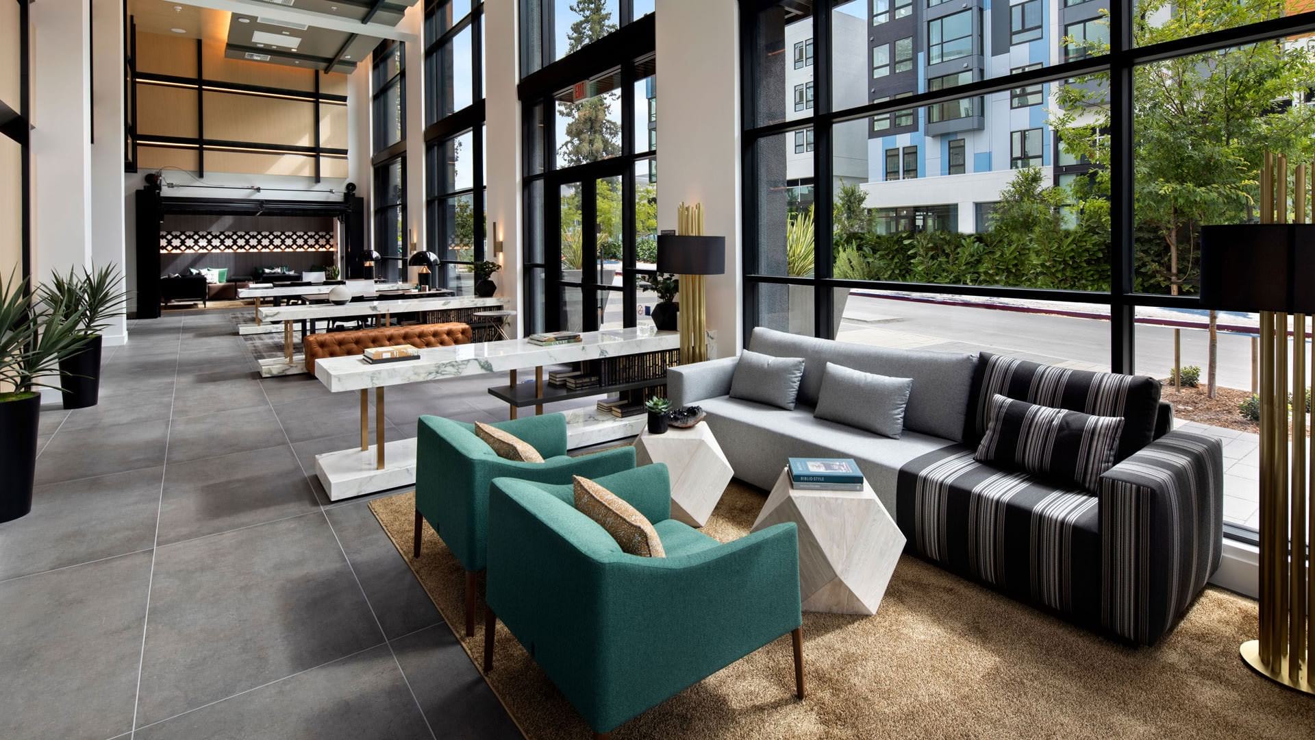 Community Lounge with Ample Natural Light
